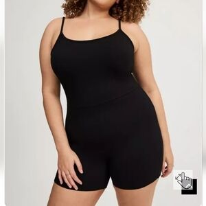 🆕️🖤5 INCH RIBBED KNIT TANK ONE PIECE BODYSUIT🖤